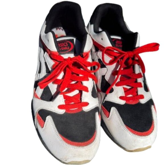 Asics Gel-Diablo Red Black and White Size 11 Good Condition and used - Picture 4 of 4